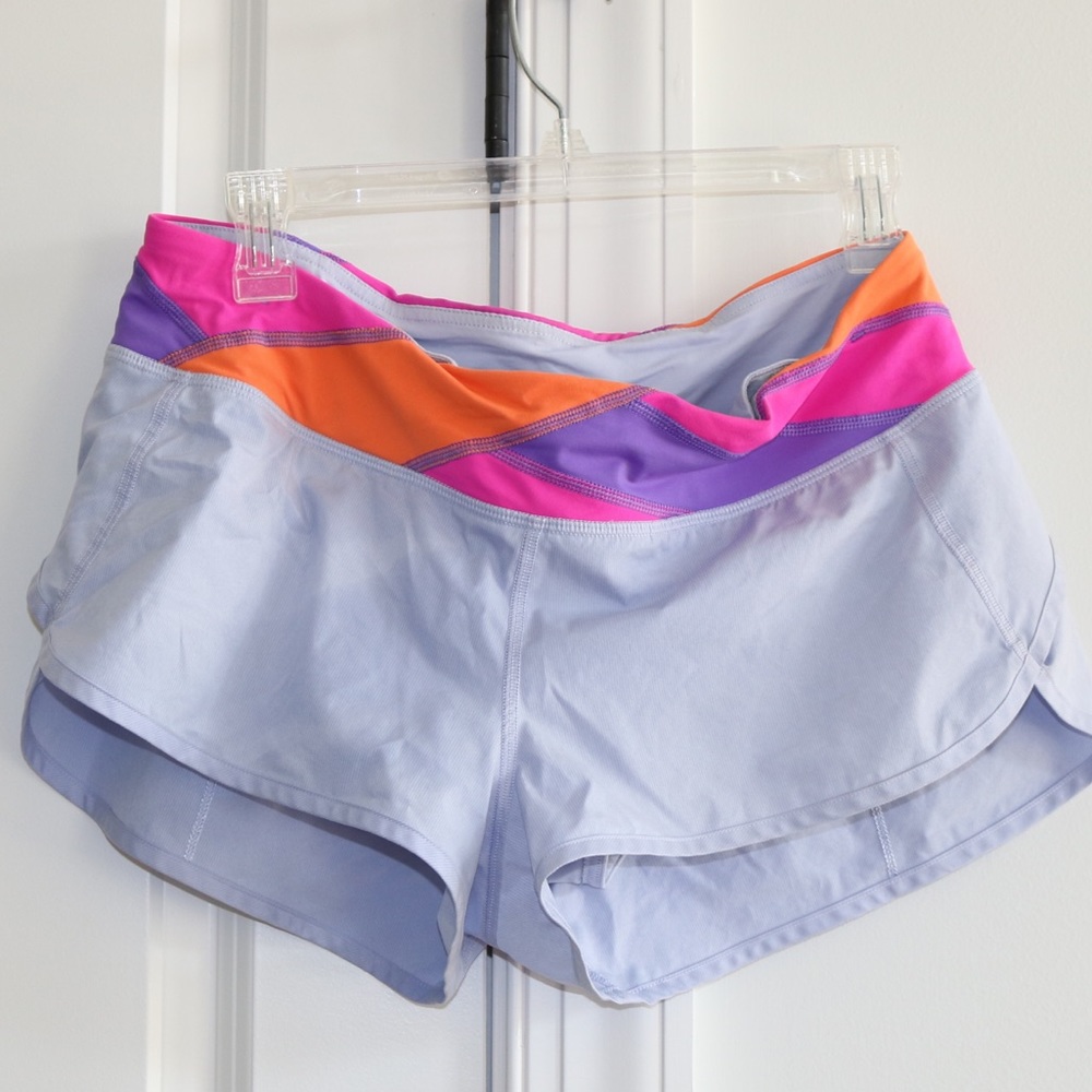 Purple Lululemon Speed Shorts. Size 8. GUC.